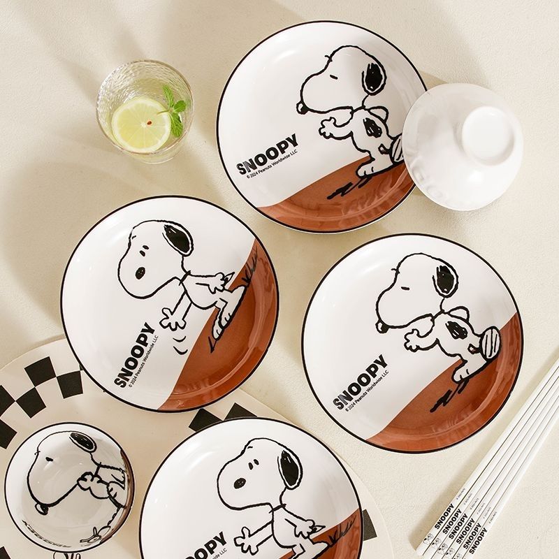 Snoopy Licensed Ceramic Bowl Set