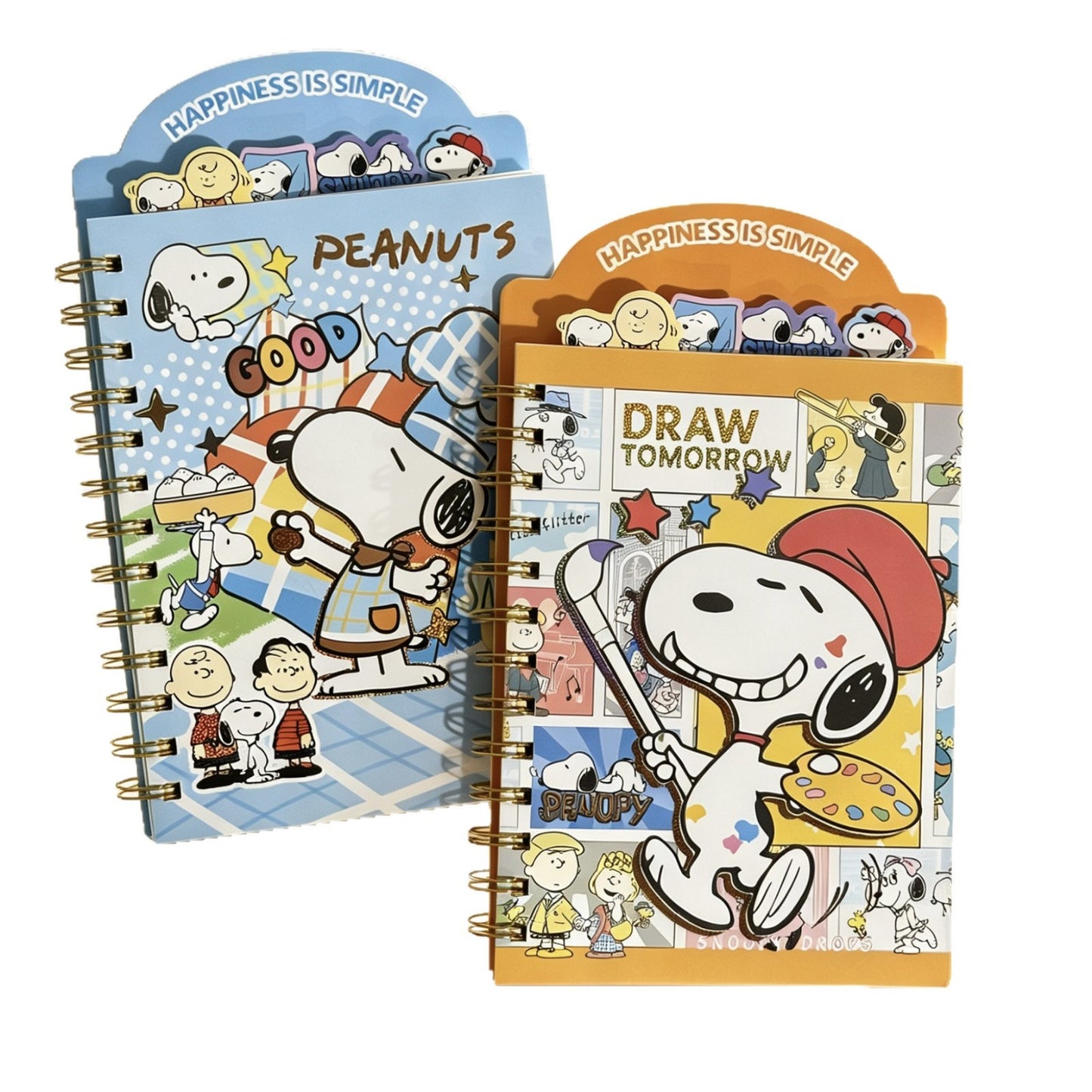 Cute Snoopy A5 Special-shaped Coil Notebook