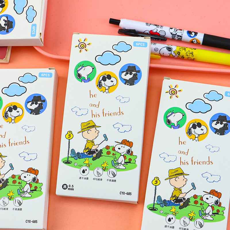 Retractable Gel Pen, Quick-Drying