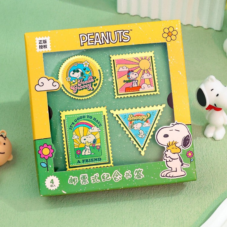 Snoopy Stamp Style Bookmark Set