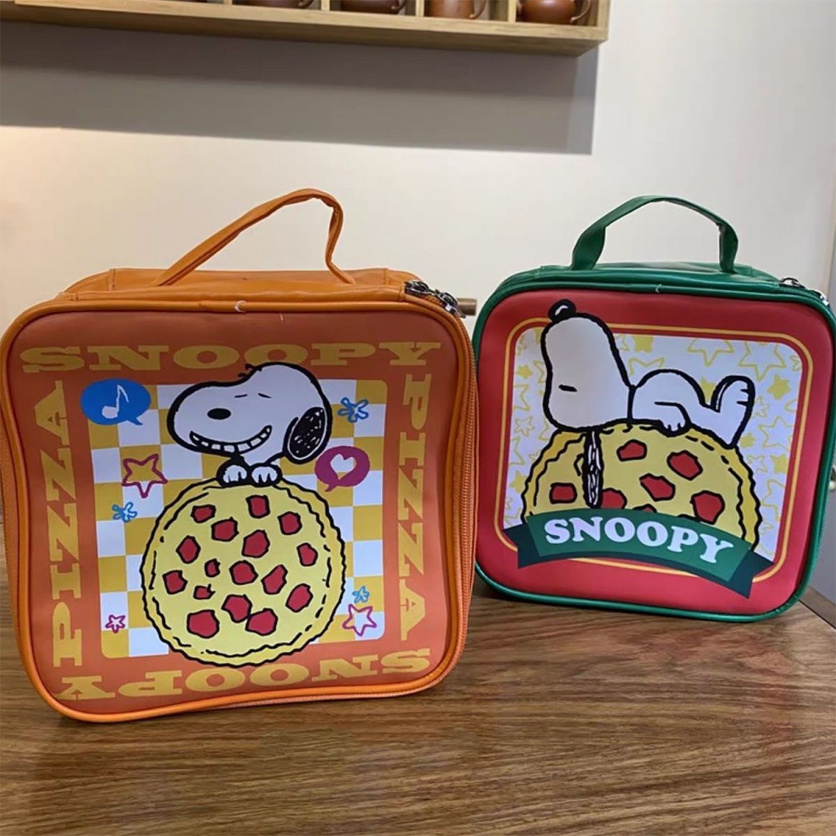 Snoopy Lunch Bag Insulated Reusable Lunch Box