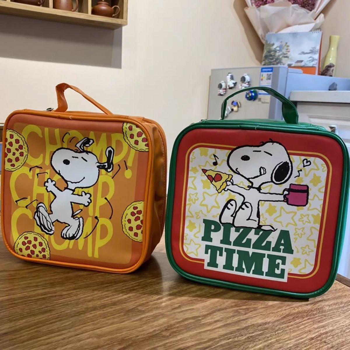 Snoopy Lunch Bag Insulated Reusable Lunch Box