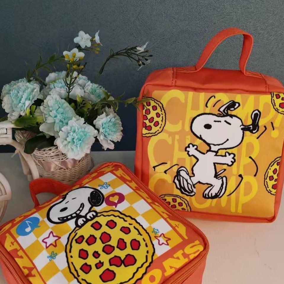 Snoopy Lunch Bag Insulated Reusable Lunch Box