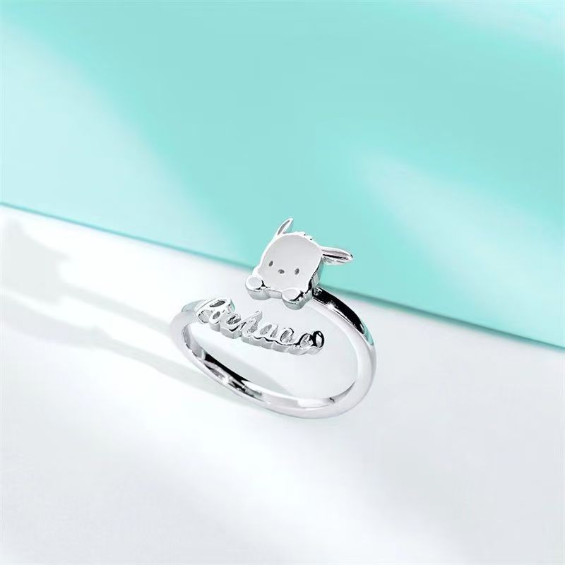 Pochacco Cute Cartoon & Minimalist Design Finger Ring