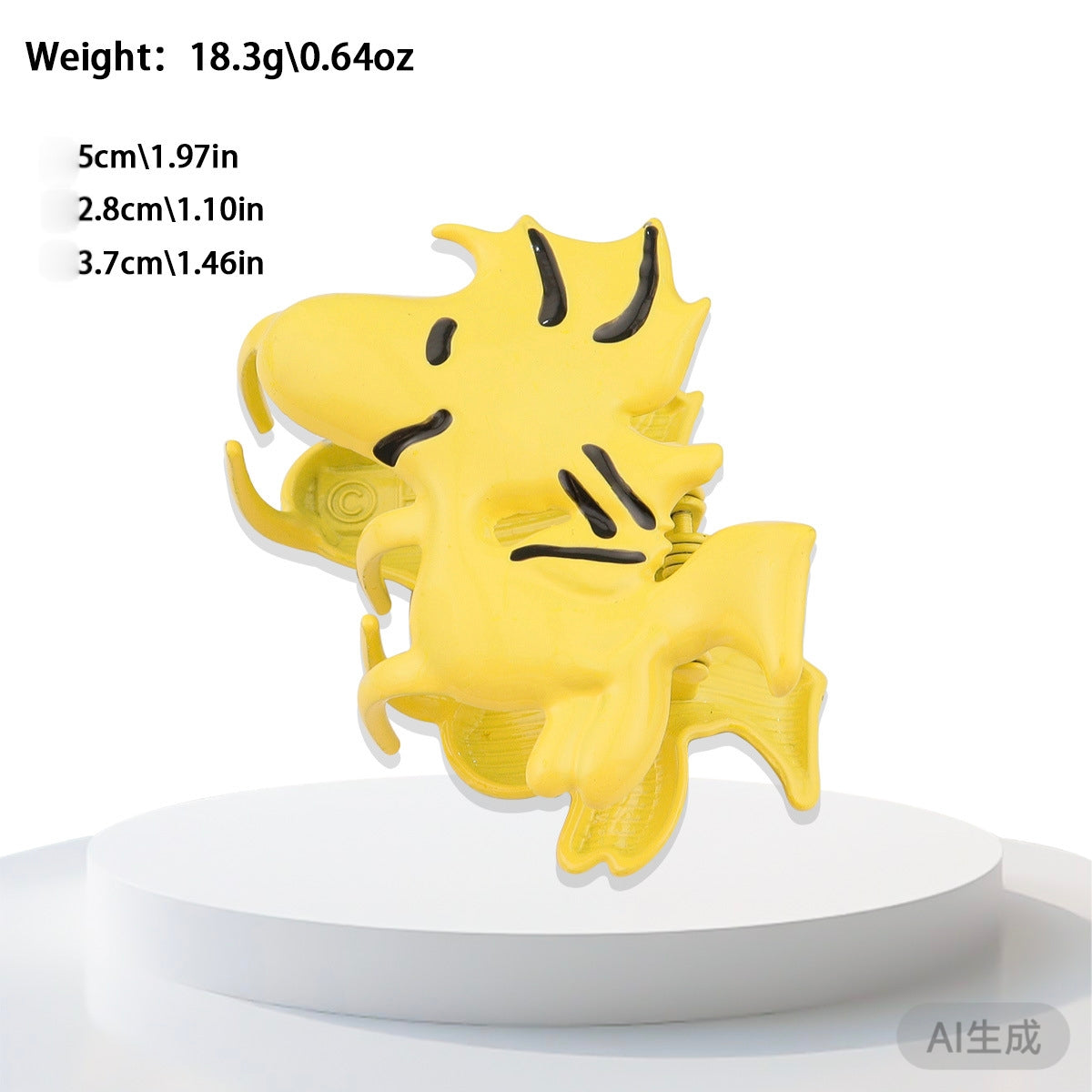 Snoopy Cartoon Hair Claw Clips 3-Piece Set