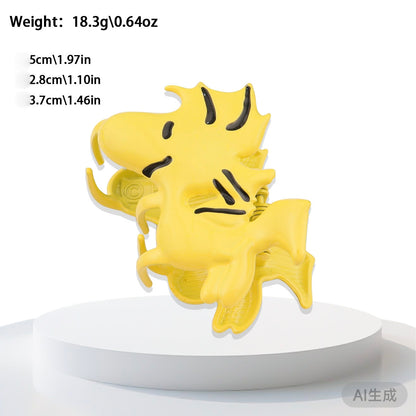Snoopy Cartoon Hair Claw Clips 3-Piece Set