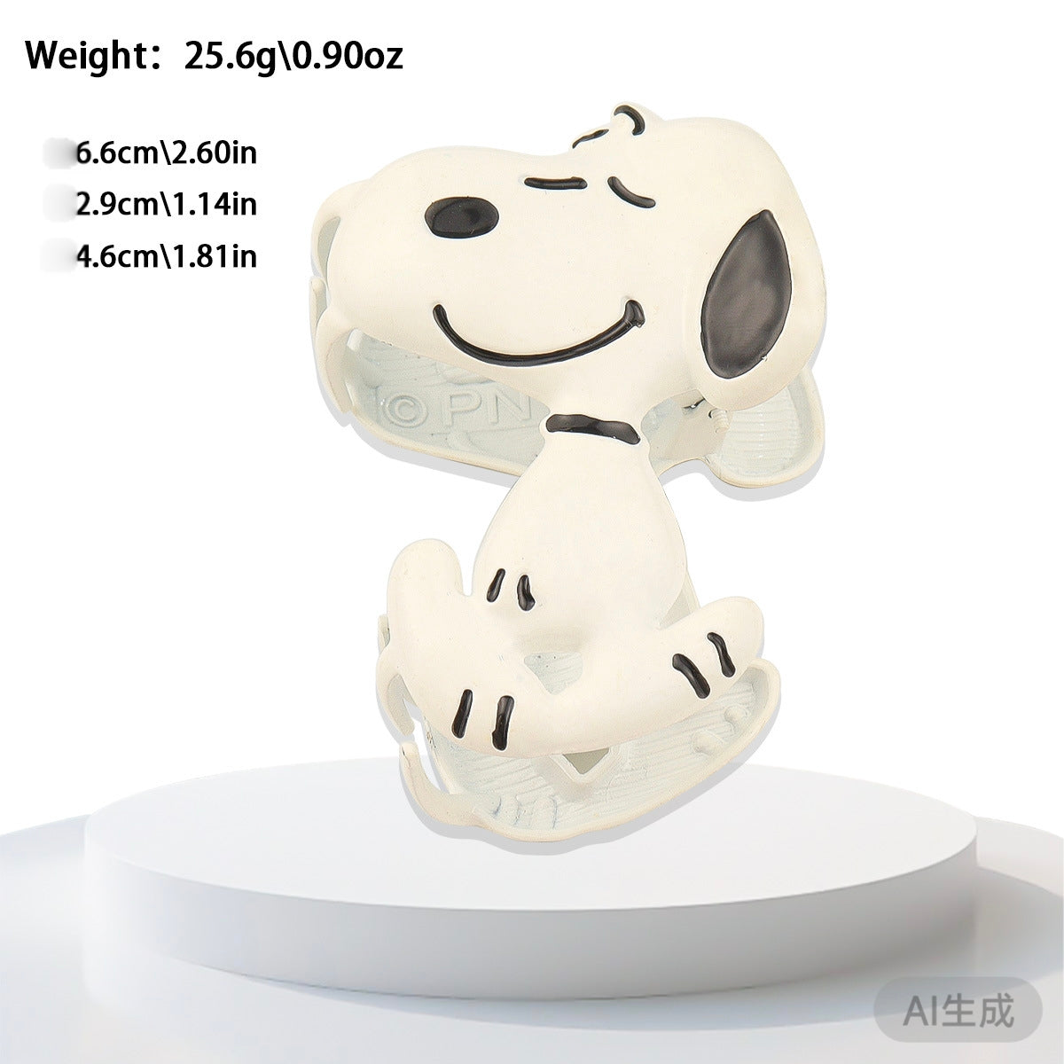 Snoopy Cartoon Hair Claw Clips 3-Piece Set