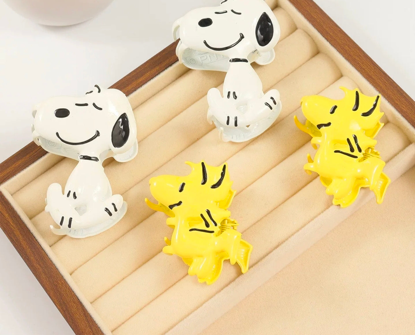 Snoopy Cartoon Hair Claw Clips 3-Piece Set