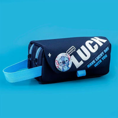 Stitch Cute Pencil Pouch, Portable Handheld Stationery Bag