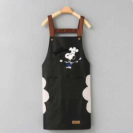 Snoopy Cartoon Waterproof Oil-proof Kitchen Apron