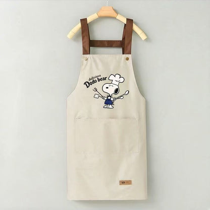 Snoopy Cartoon Waterproof Oil-proof Kitchen Apron