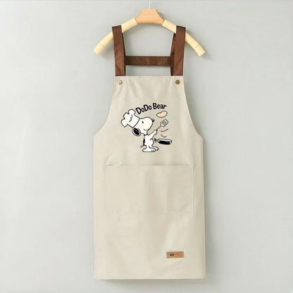 Snoopy Cartoon Waterproof Oil-proof Kitchen Apron