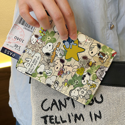 Vintage Comic Snoopy Passport Holder
