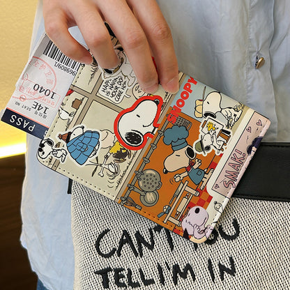 Vintage Comic Snoopy Passport Holder