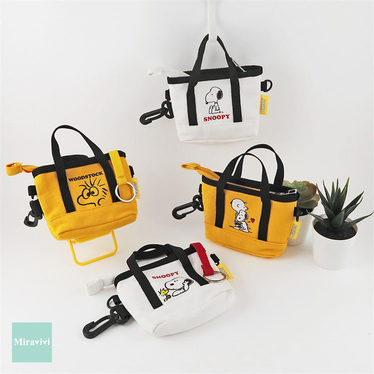 Snoopy Cute Canvas Portable Crossbody Bag