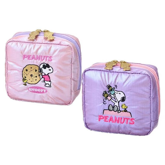 Iridescent Glossy Snoopy Embroidered Storage Bag