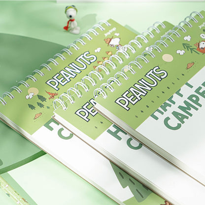 Snoopy Camping Style Spiral Notebook