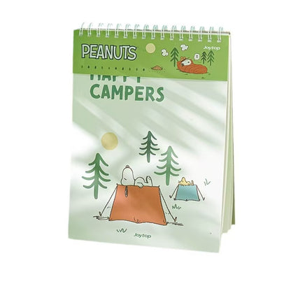 Snoopy Camping Style Spiral Notebook