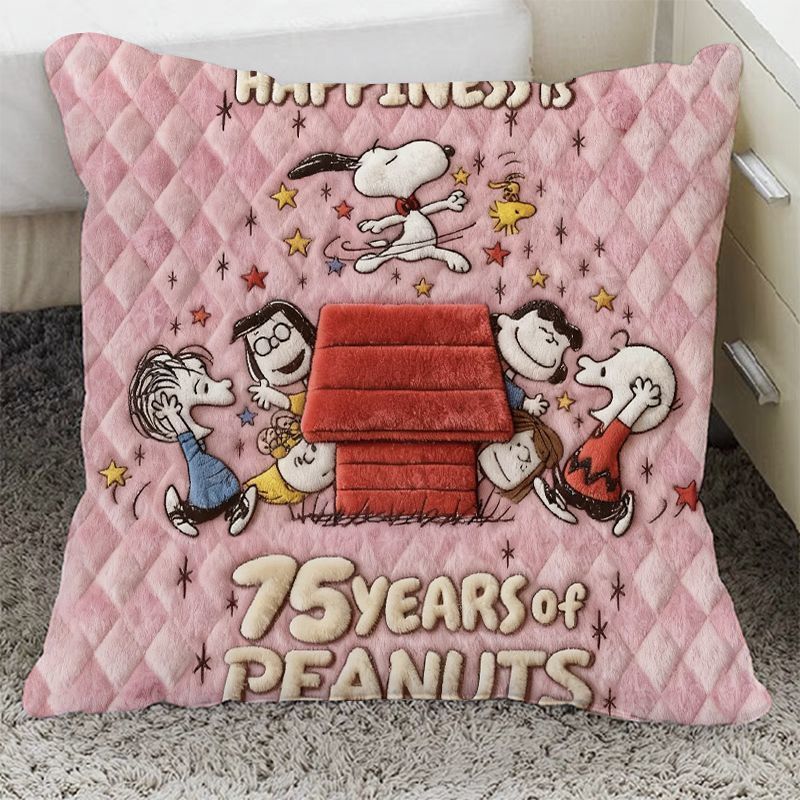 3D Embroidery Snoopy Pillow