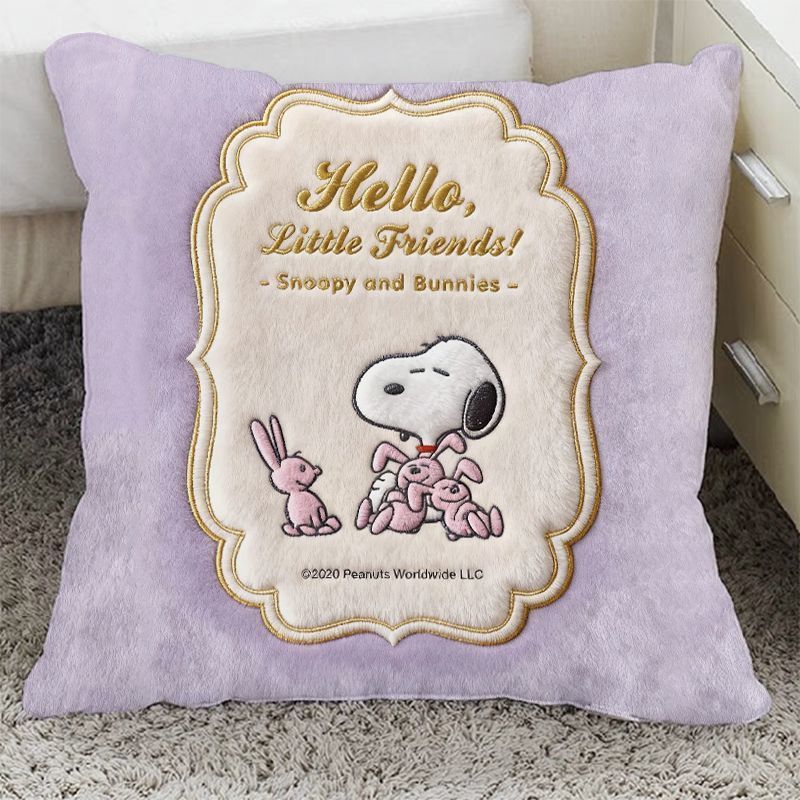 3D Embroidery Snoopy Pillow
