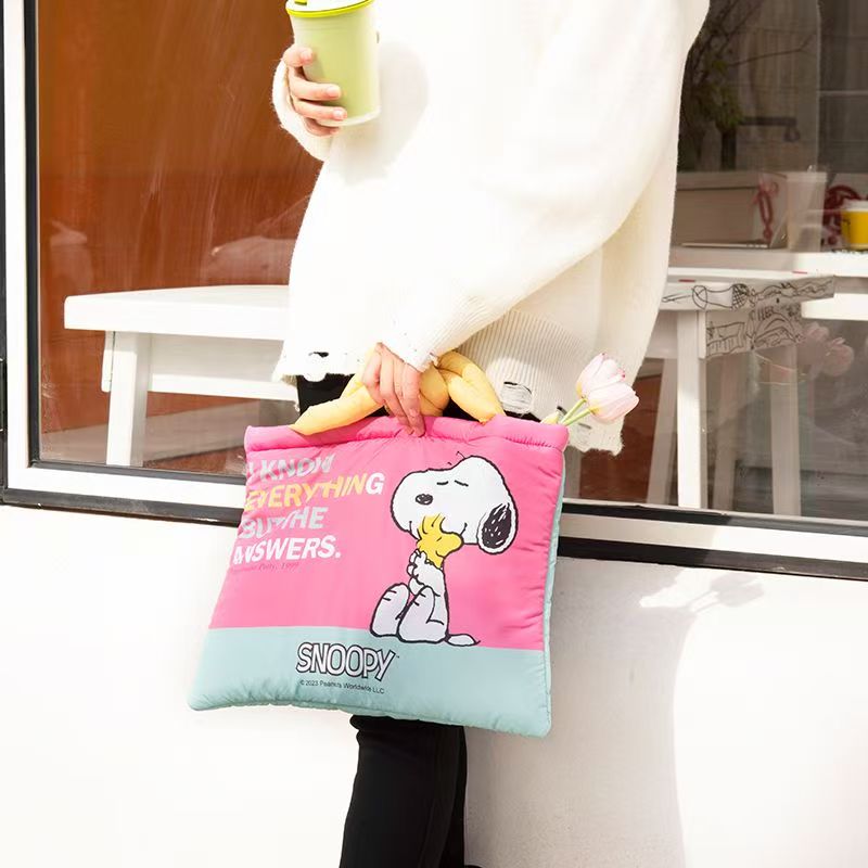 Cute Snoopy Cartoon Tote Bag