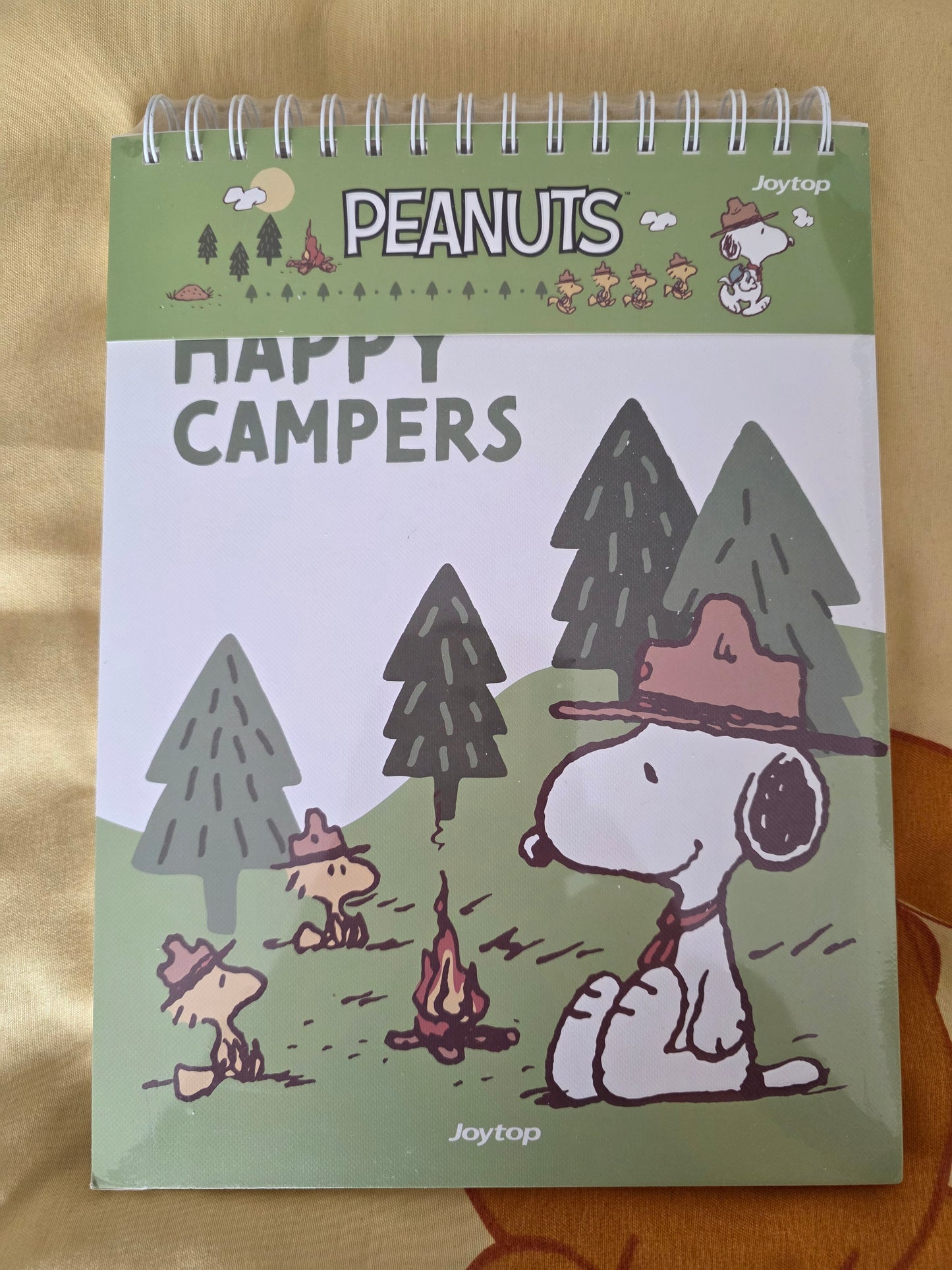Snoopy Camping Style Spiral Notebook