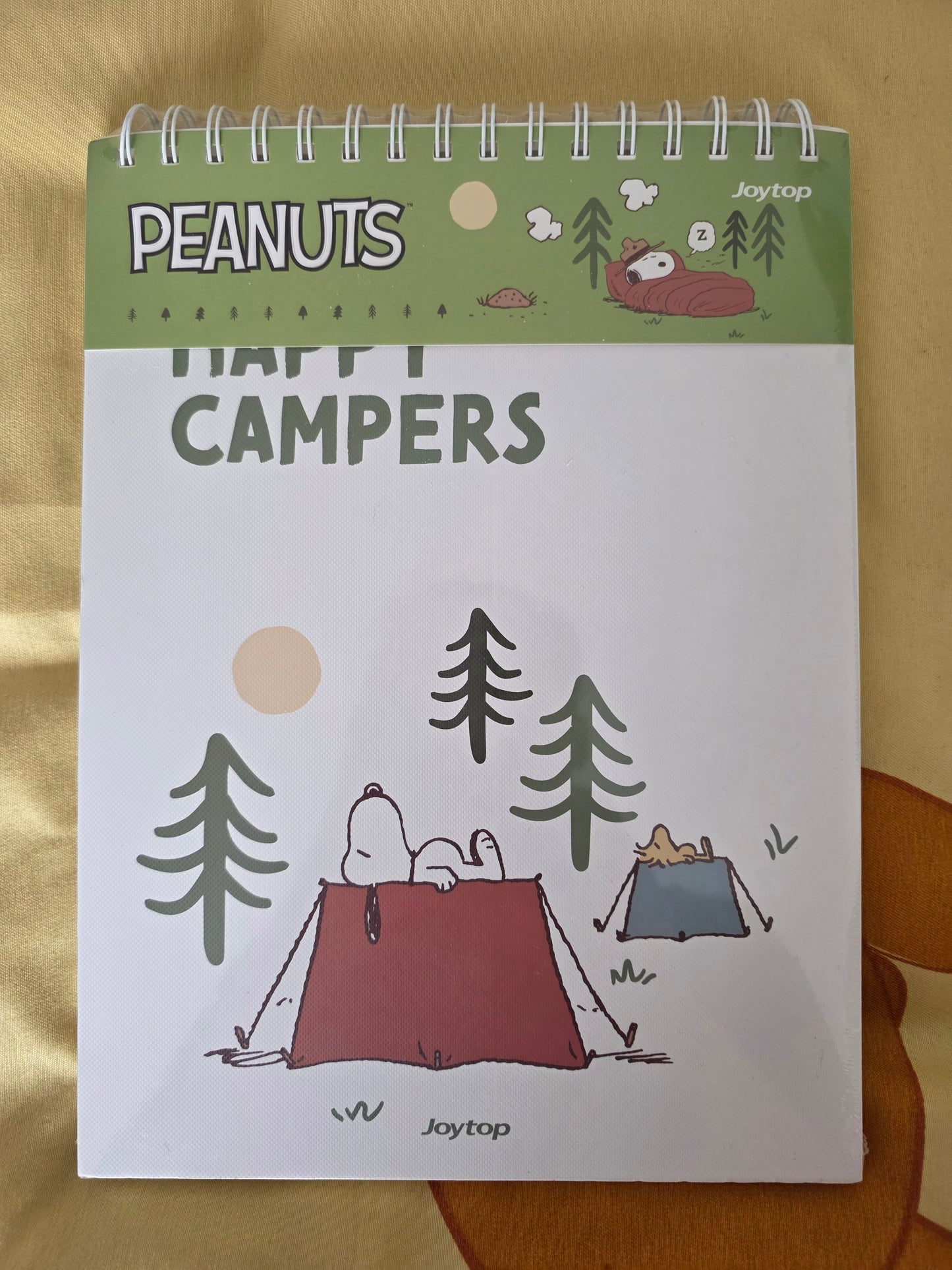 Snoopy Camping Style Spiral Notebook