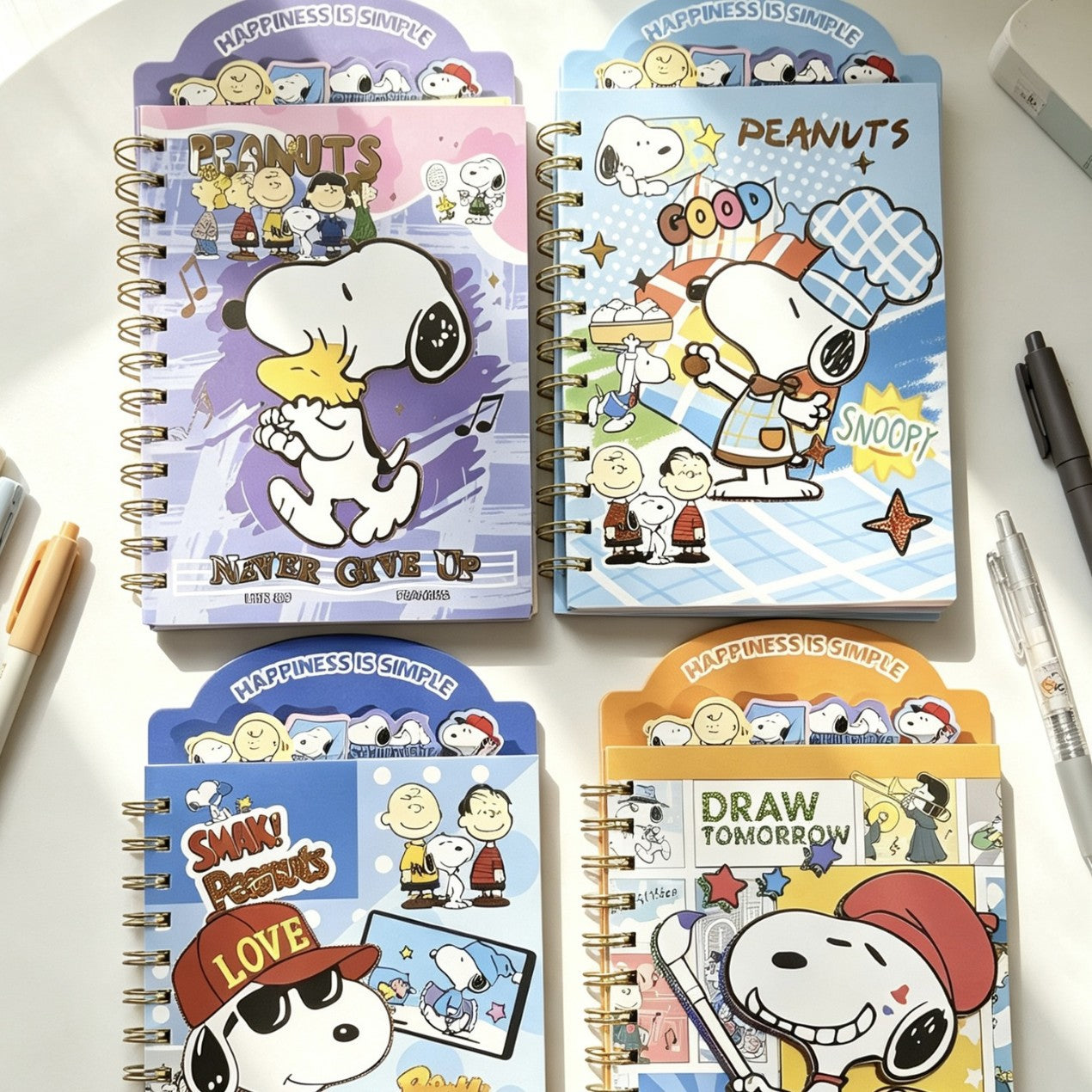 Cute Snoopy A5 Special-shaped Coil Notebook