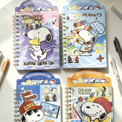 Cute Snoopy A5 Special-shaped Coil Notebook