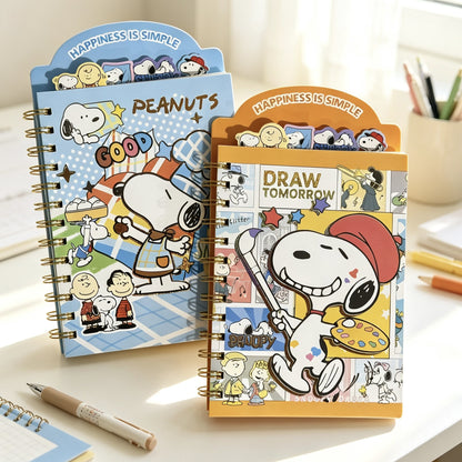 Cute Snoopy A5 Special-shaped Coil Notebook