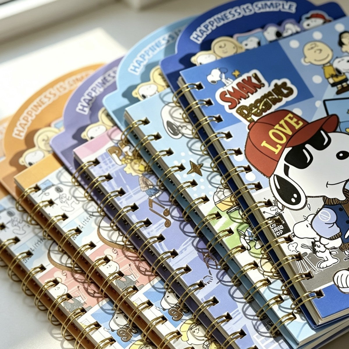 Cute Snoopy A5 Special-shaped Coil Notebook