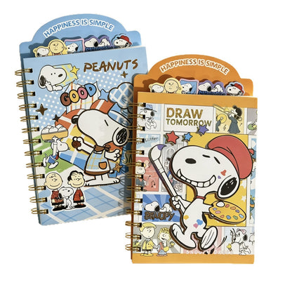 Cute Snoopy A5 Special-shaped Coil Notebook