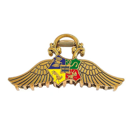 Harry Potter Hogwarts House Crest Wing Metal Hair Clip