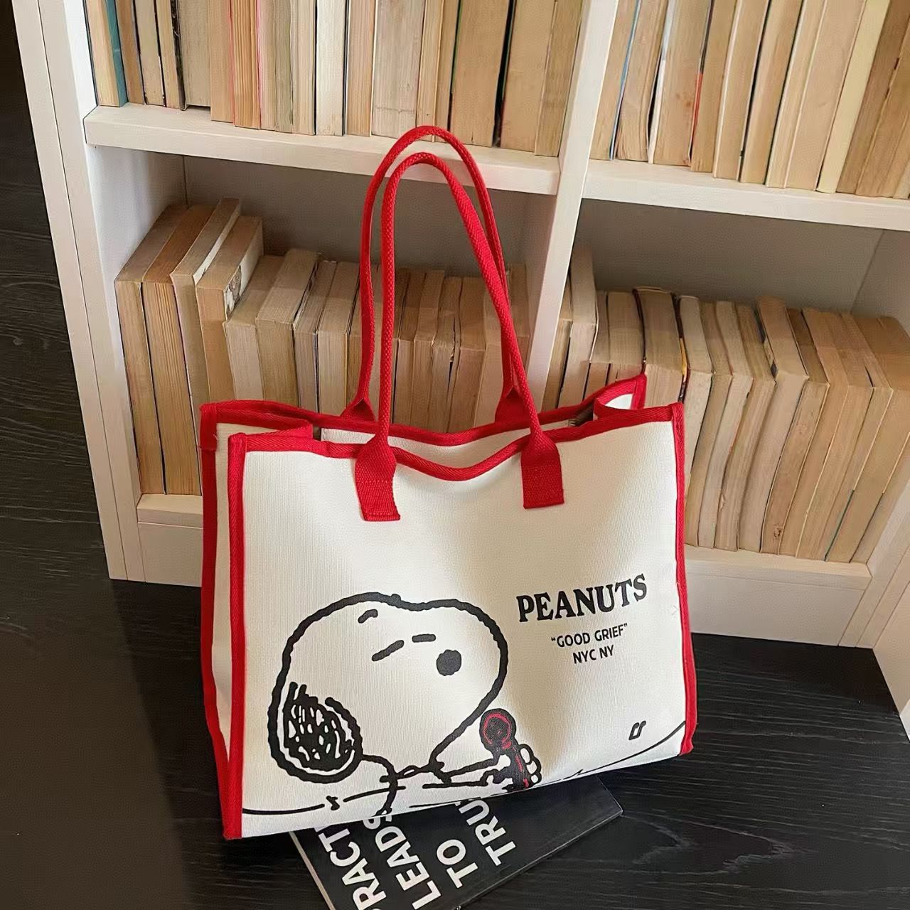 Snoopy Canvas Tote Bag