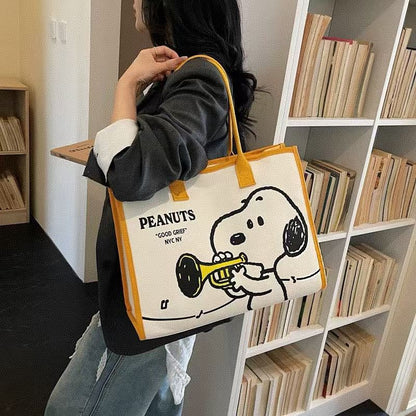 Snoopy Canvas Tote Bag