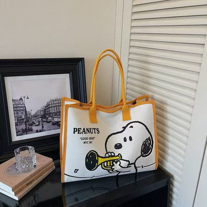 Snoopy Canvas Tote Bag