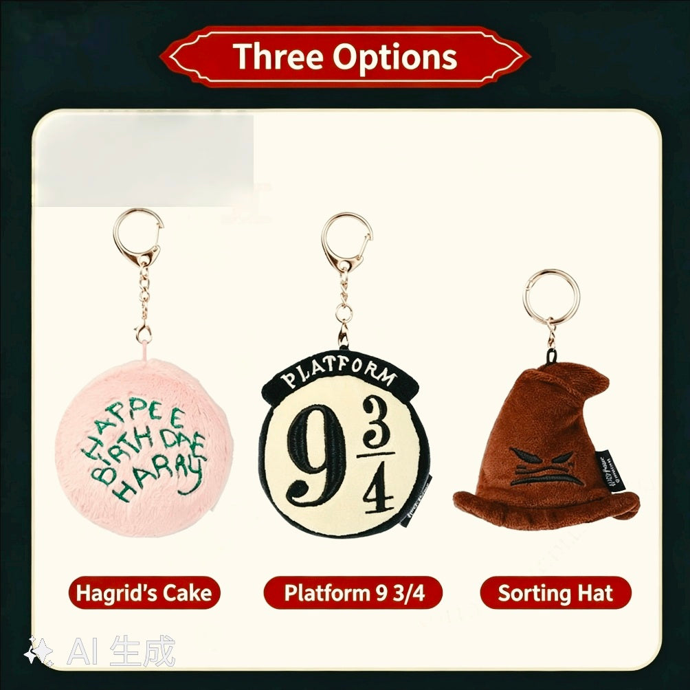 Harry Potter Plush Keychain