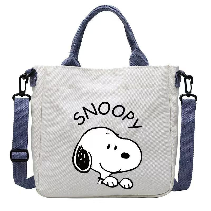Snoopy Cartoon Canvas Handbag & Crossbody Bag