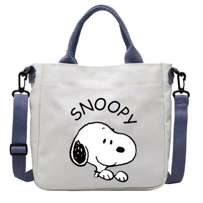 Snoopy Cartoon Canvas Handbag & Crossbody Bag