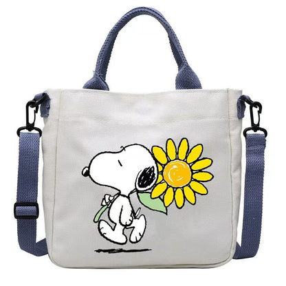 Snoopy Cartoon Canvas Handbag & Crossbody Bag