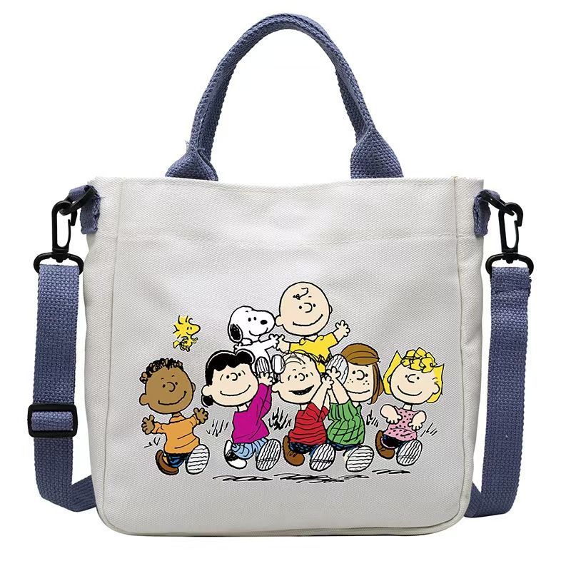 Snoopy Cartoon Canvas Handbag & Crossbody Bag