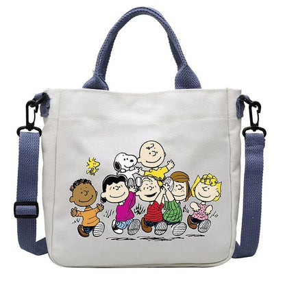 Snoopy Cartoon Canvas Handbag & Crossbody Bag
