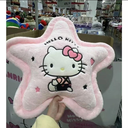 Cute Hello Kitty & Cinnamoroll Star Cushion