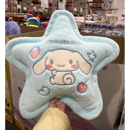 Cute Hello Kitty & Cinnamoroll Star Cushion