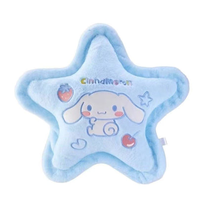 Cute Hello Kitty & Cinnamoroll Star Cushion