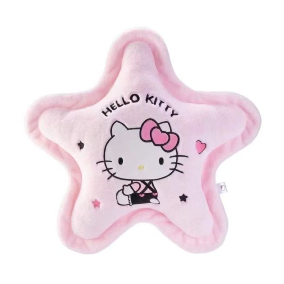 Cute Hello Kitty & Cinnamoroll Star Cushion