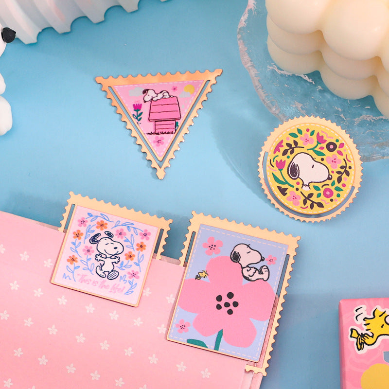 Snoopy Stamp Style Bookmark Set