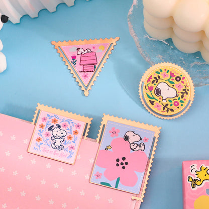 Snoopy Stamp Style Bookmark Set