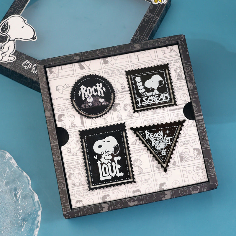 Snoopy Stamp Style Bookmark Set