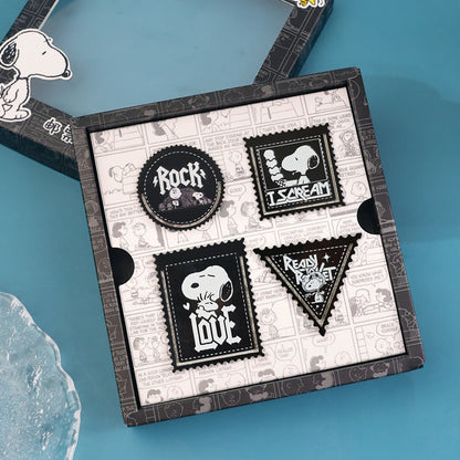 Snoopy Stamp Style Bookmark Set
